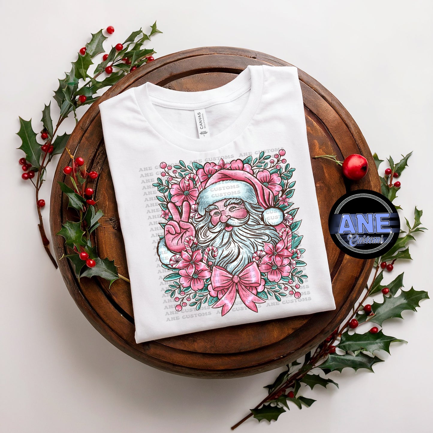Pink santa