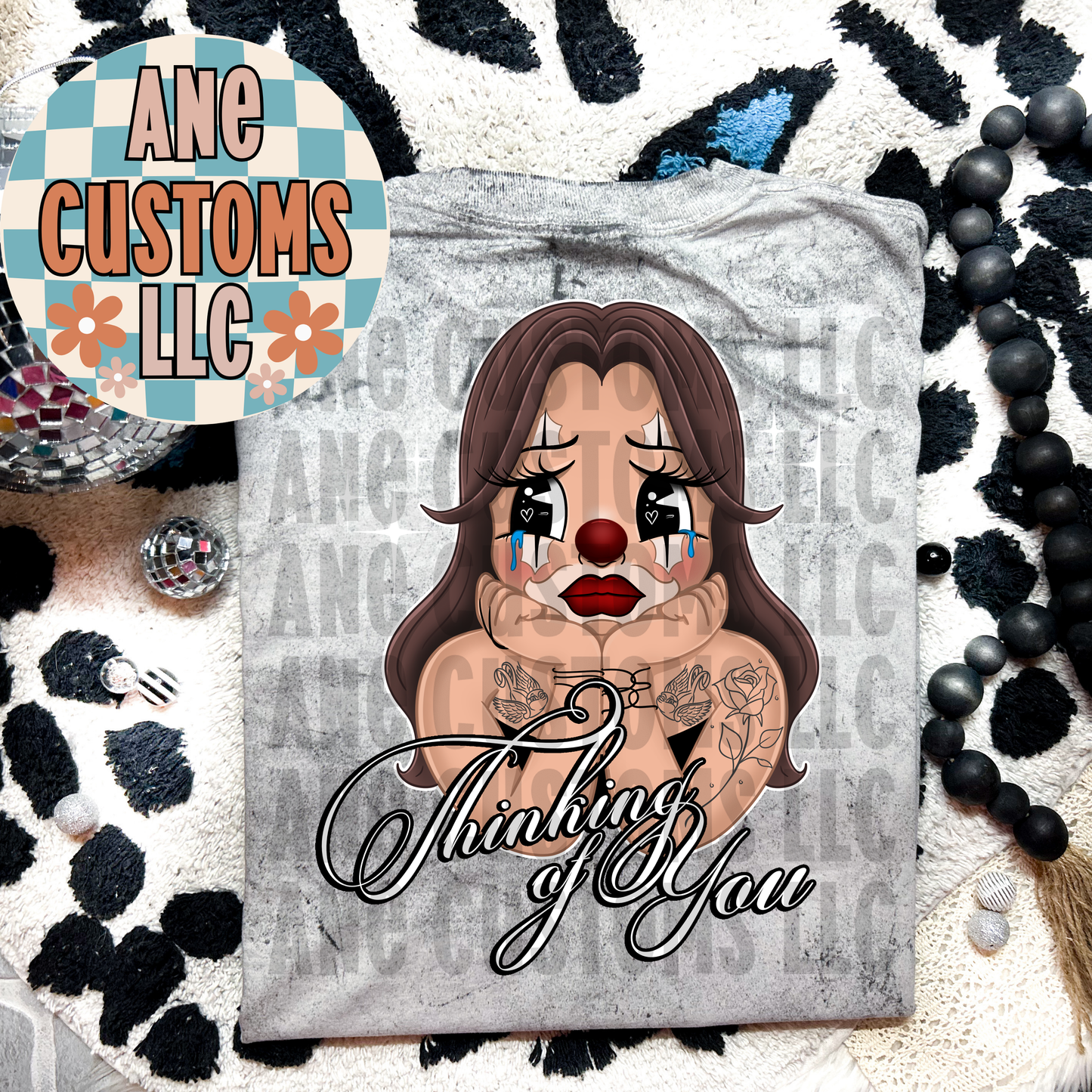 Thinking of you (black shirt)