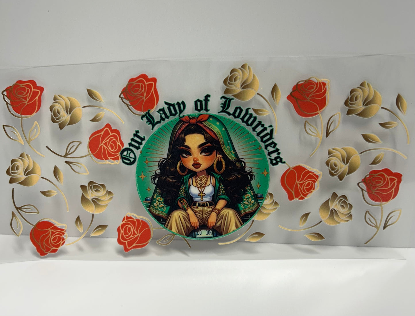 Our lady of lowriders UVDTF WRAP