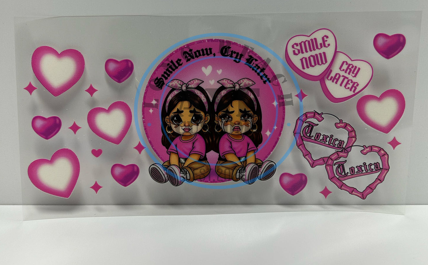 Pink toxica UVDTF WRAP