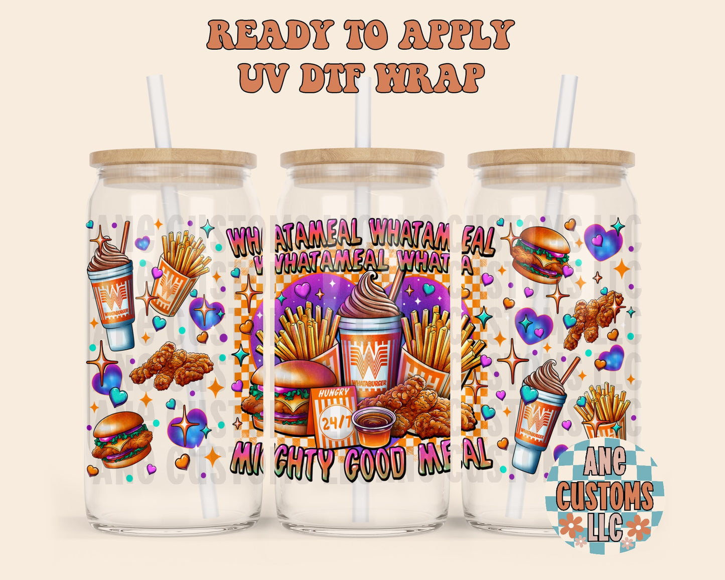 Mighty good meal UVDTF