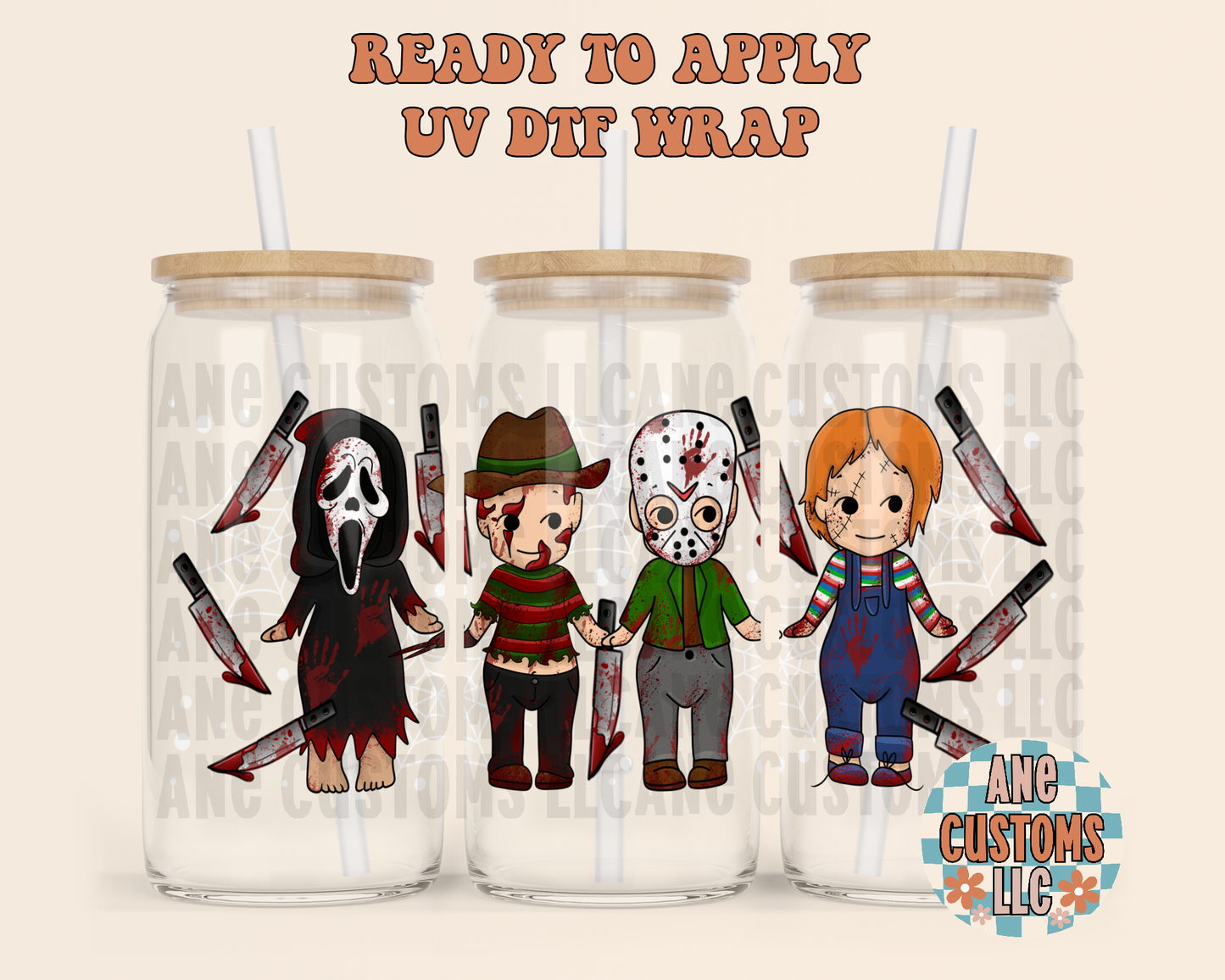 Horror angels UVDTF WRAP