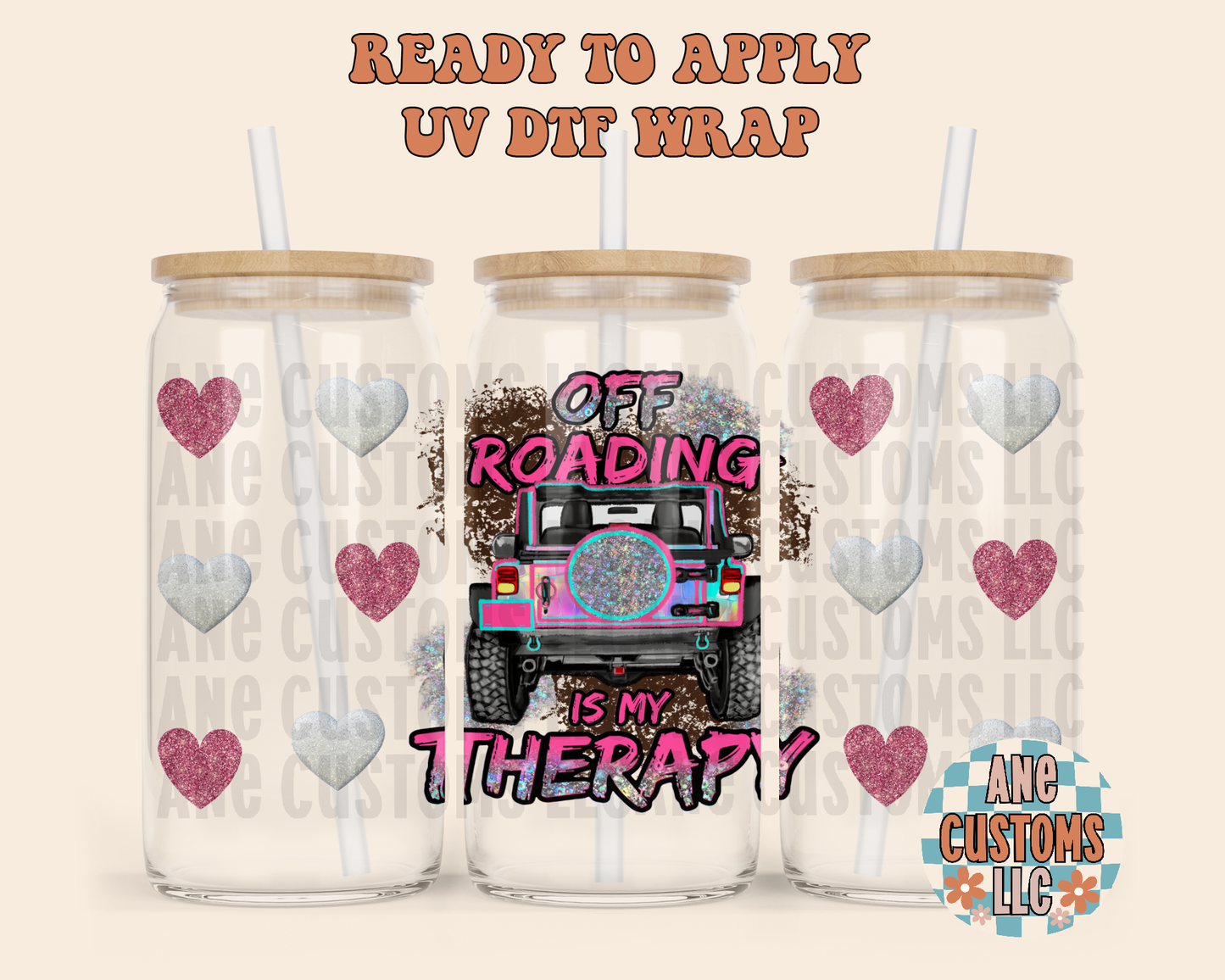 Off roading therapy UVDTF WRAP