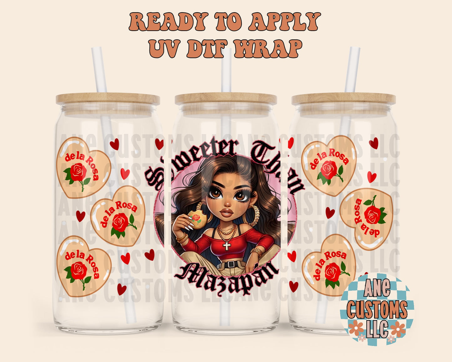 Sweeter than mazapan UVDTF