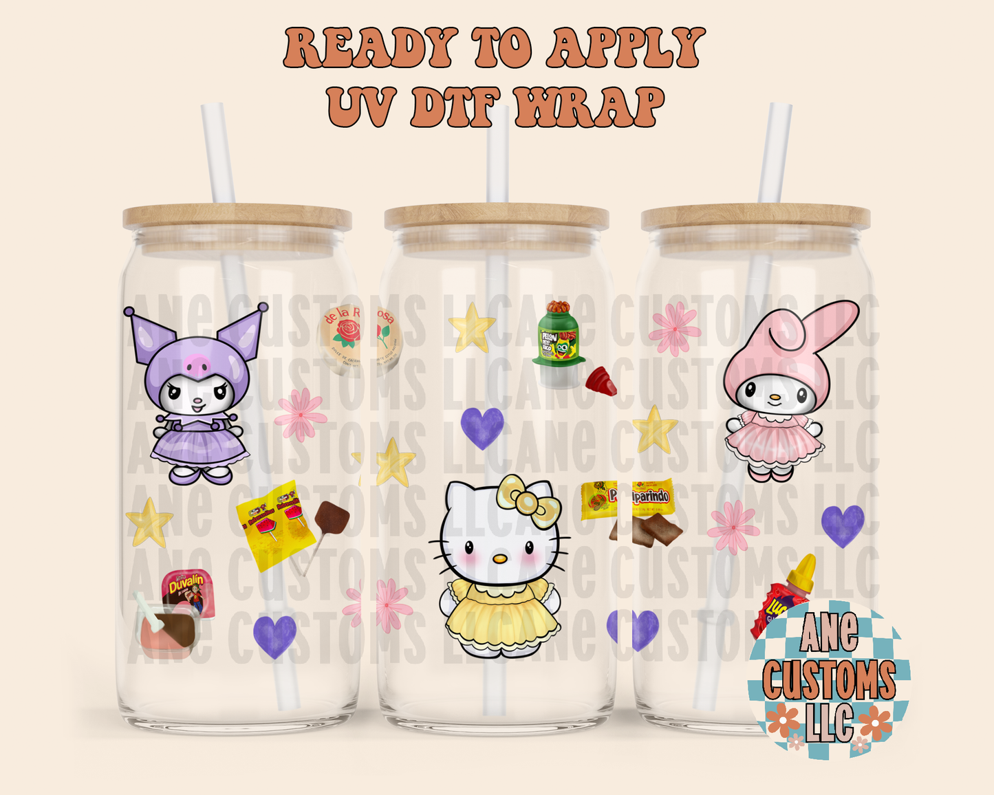 HK candies UVDTF WRAP