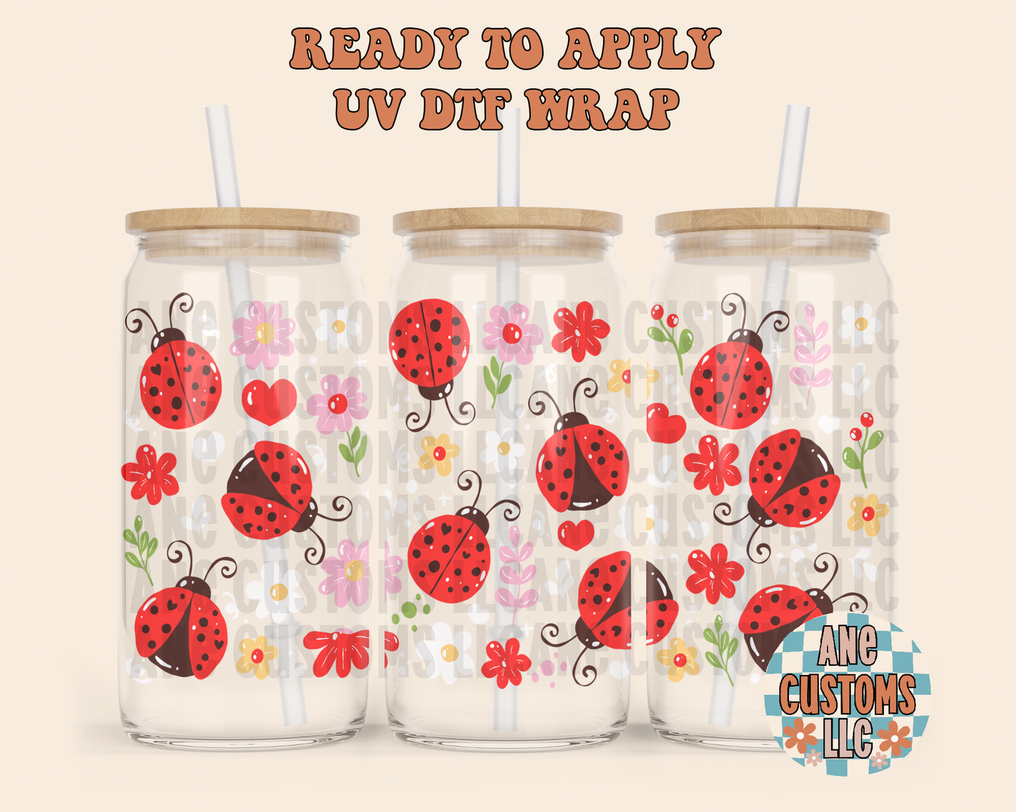 Lady bug UVDTF WRAP