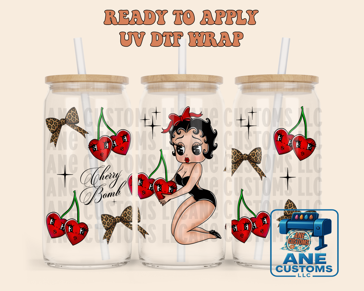 BB cherries UVDTF WRAP