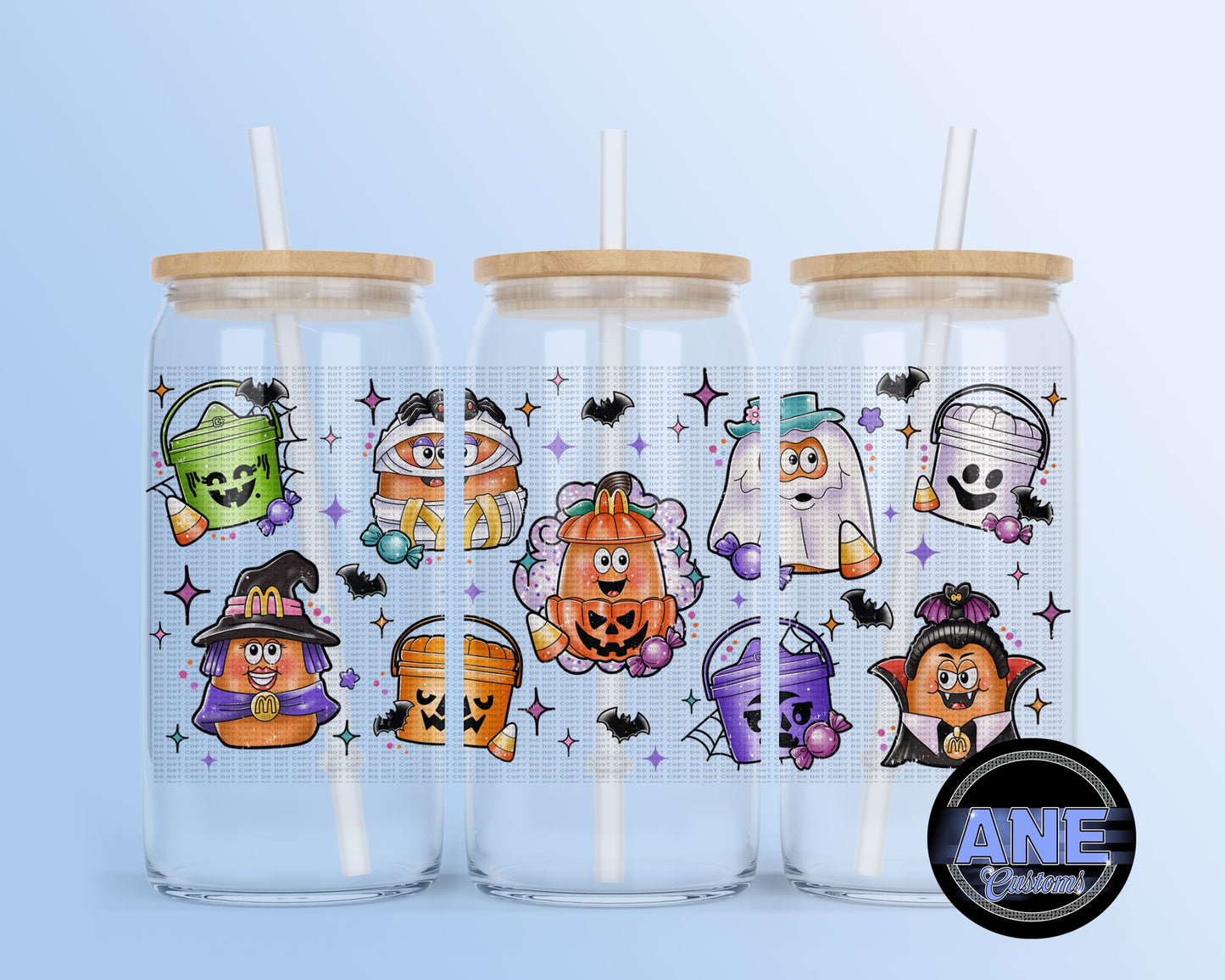 Fast food Halloween UVDTF WRAP