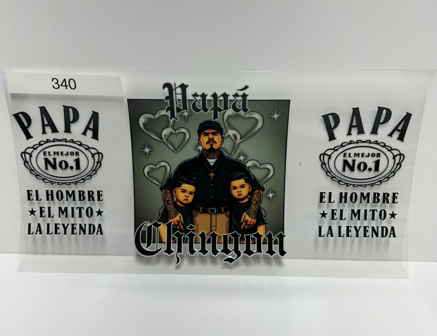 Papa chingon #340 UVDTF WRAP