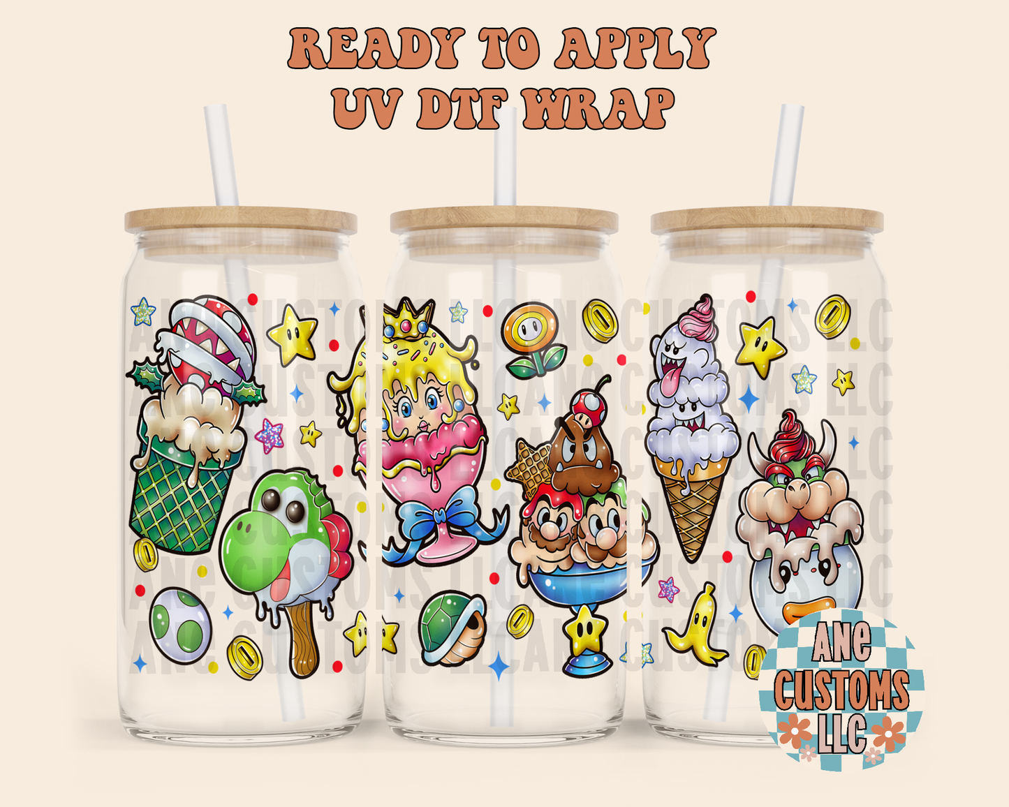 SM ice cream UVDTF WRAP