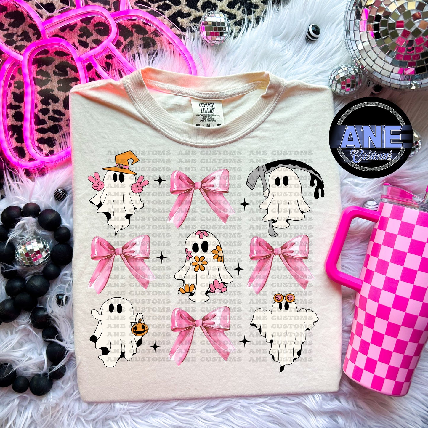 Pink bows and ghosts