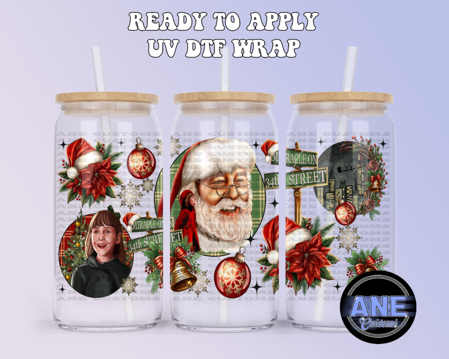 Miracle on 34th st UVDTF WRAP