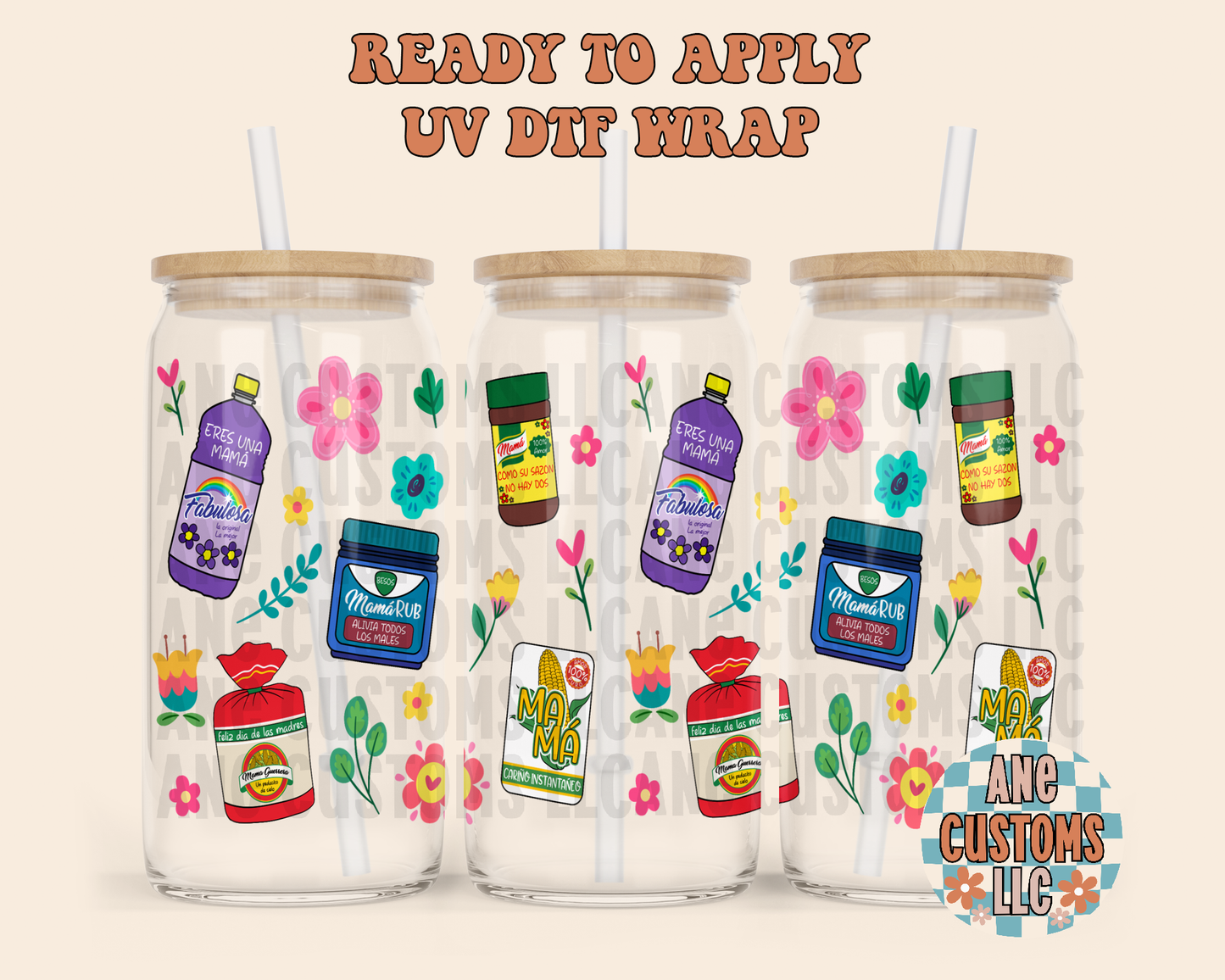 Mama things to do UVDTF WRAP