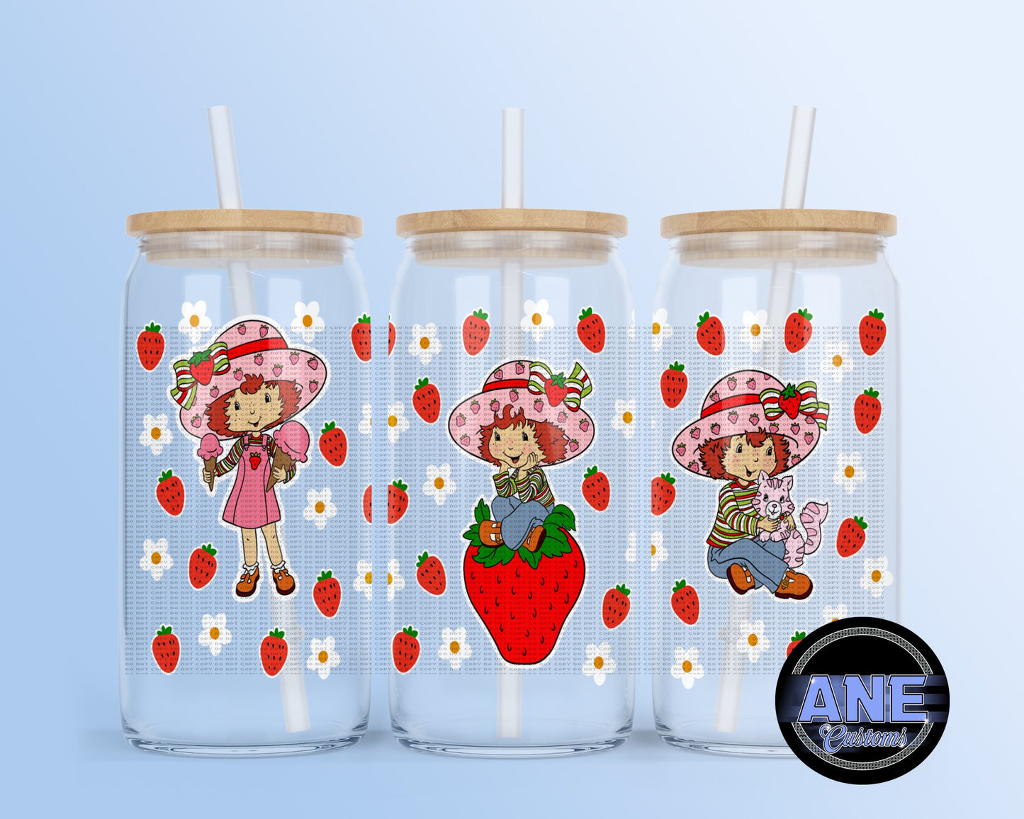 Strawberry UVDTF WRAP