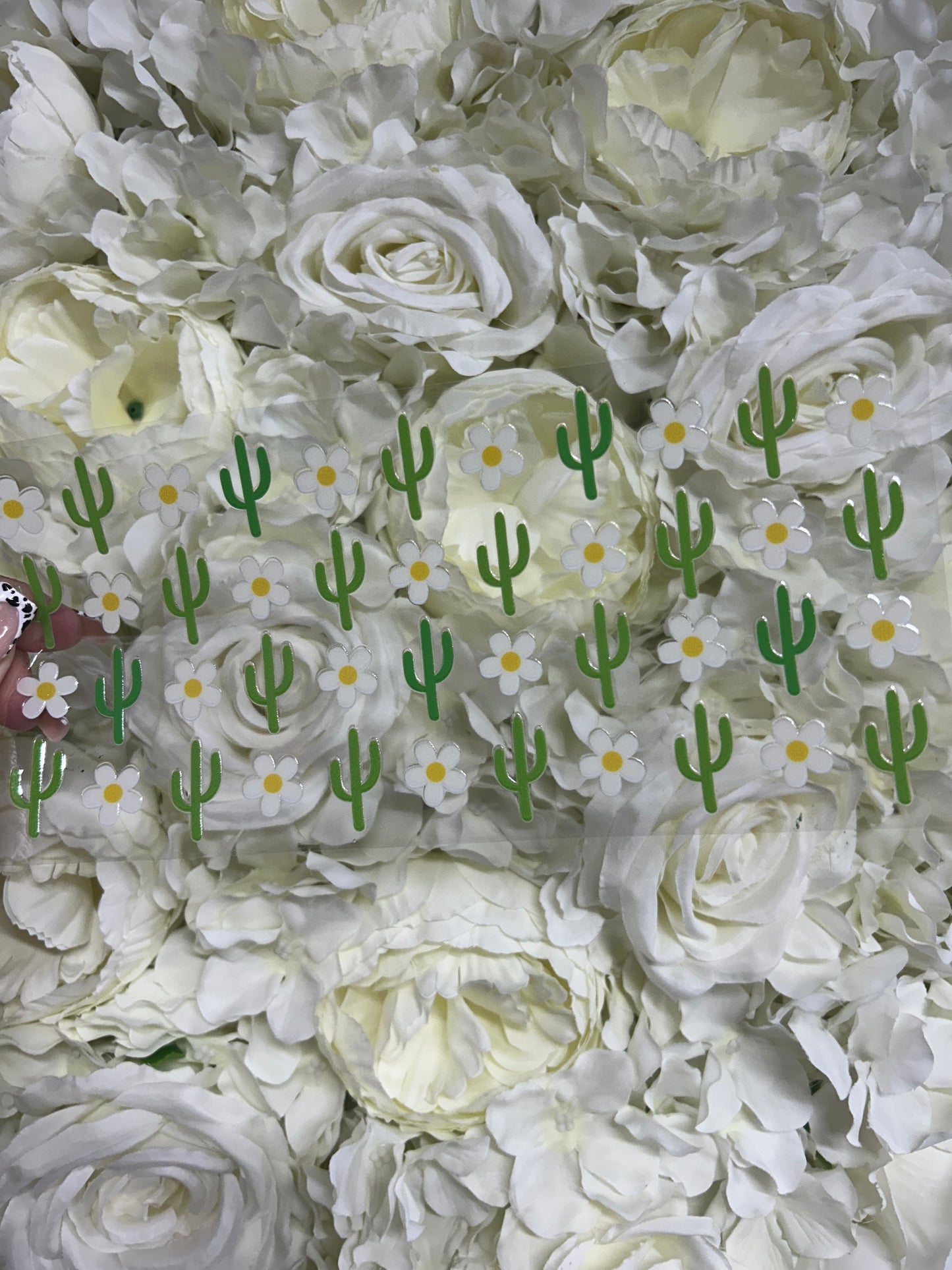 Cactus and flowers UVDTF WRAP