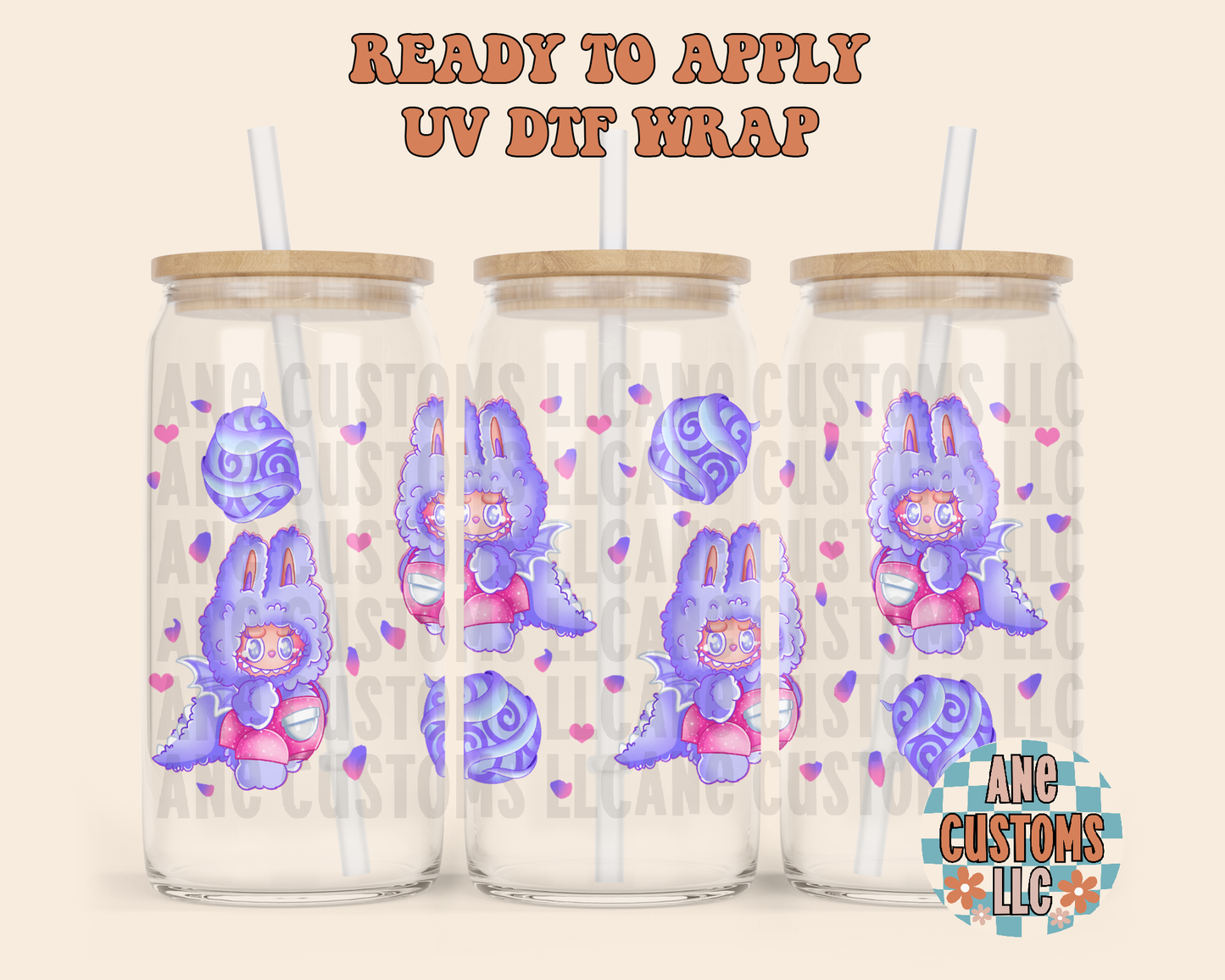 LBB purple UVDTF WRAP