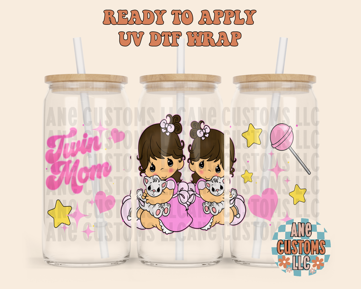 Twin mom UVDTF WRAP