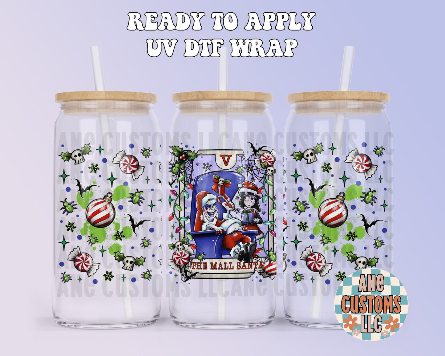 The mall santa UVDTF WRAP