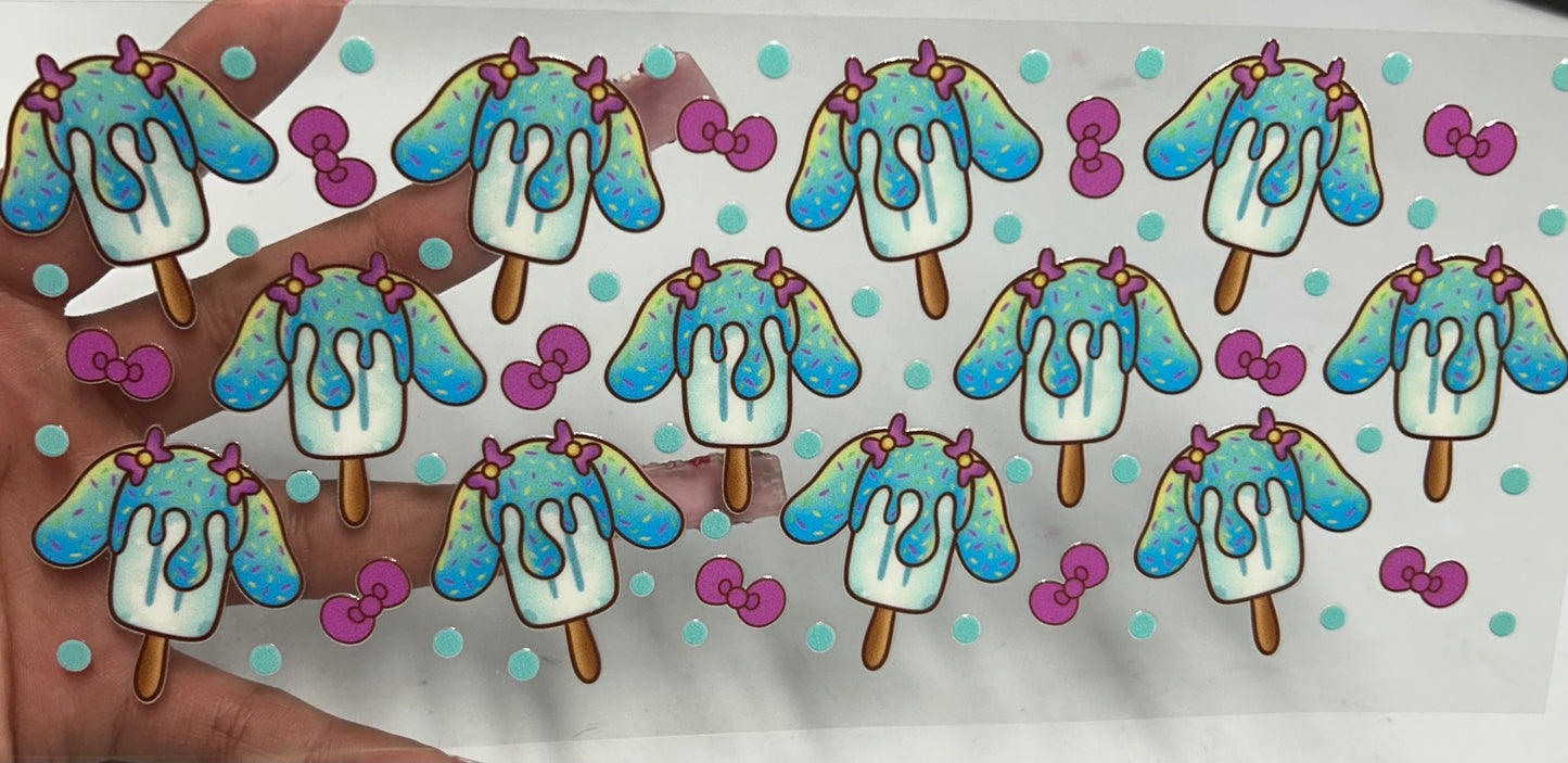 Blue popsicles UVDTF WRAP