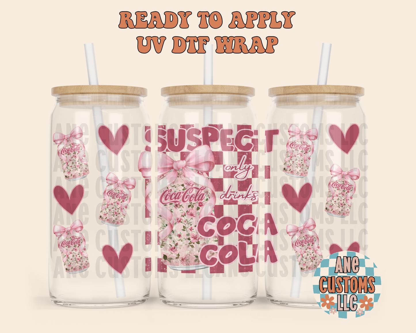 Pink drink CC UVDTF WRAP