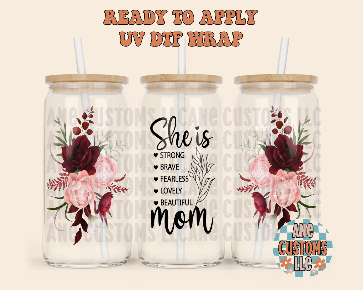 She’s mom UVDTF WRAP