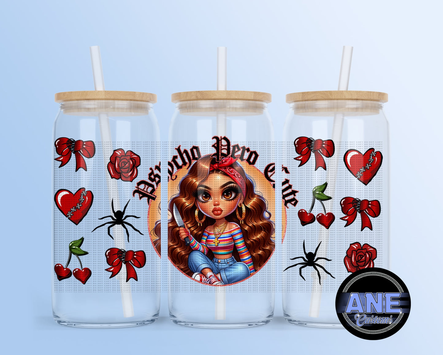 psycho pero cute UVDTF