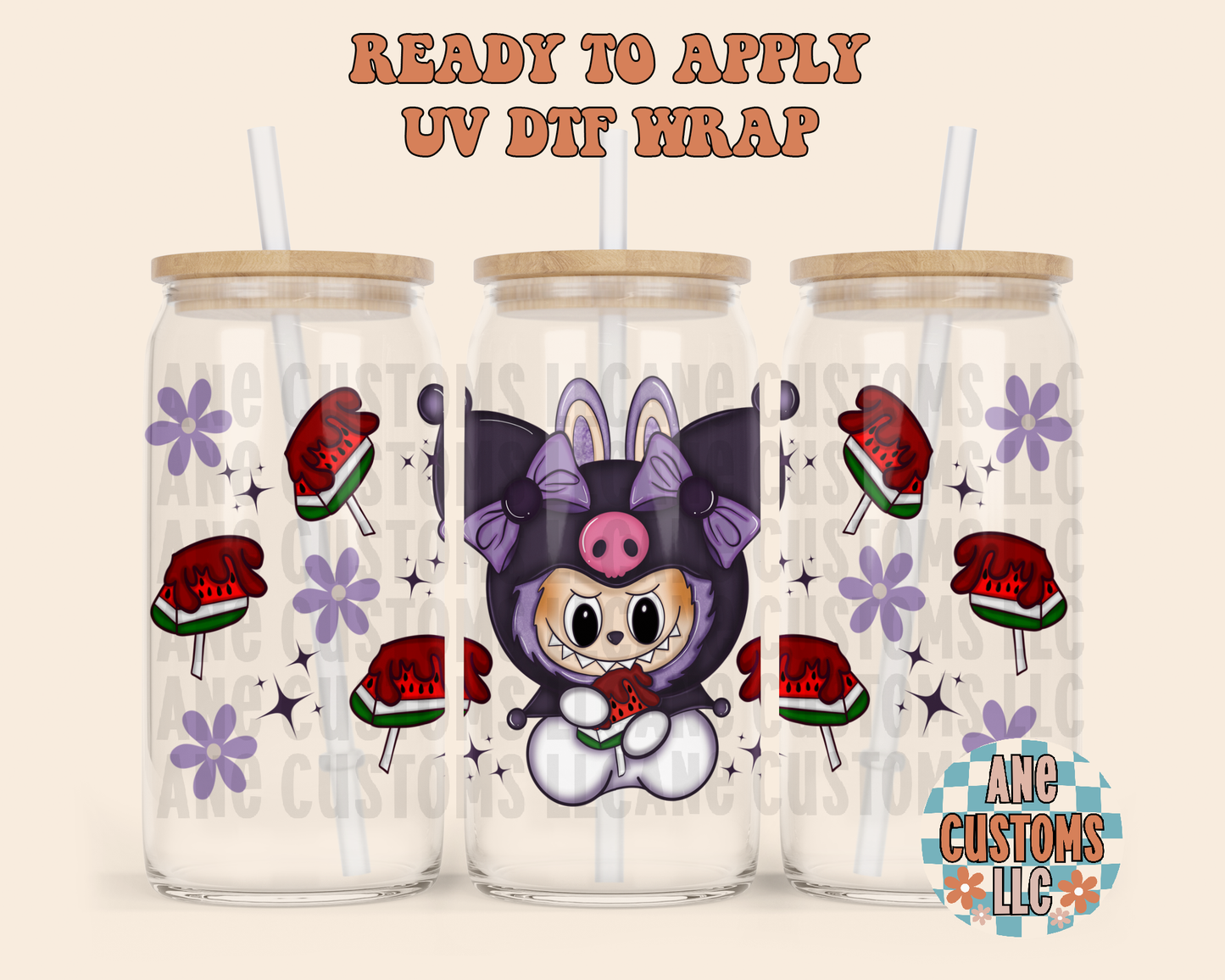 LBB watermelon UVDTF WRAP