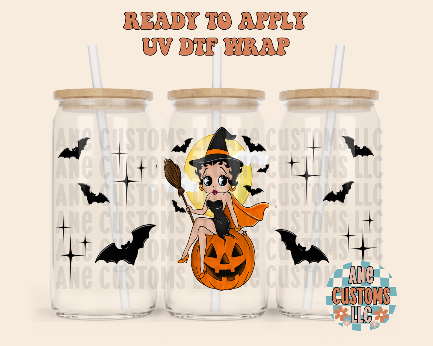 BB pumpkin UVDTF WRAP