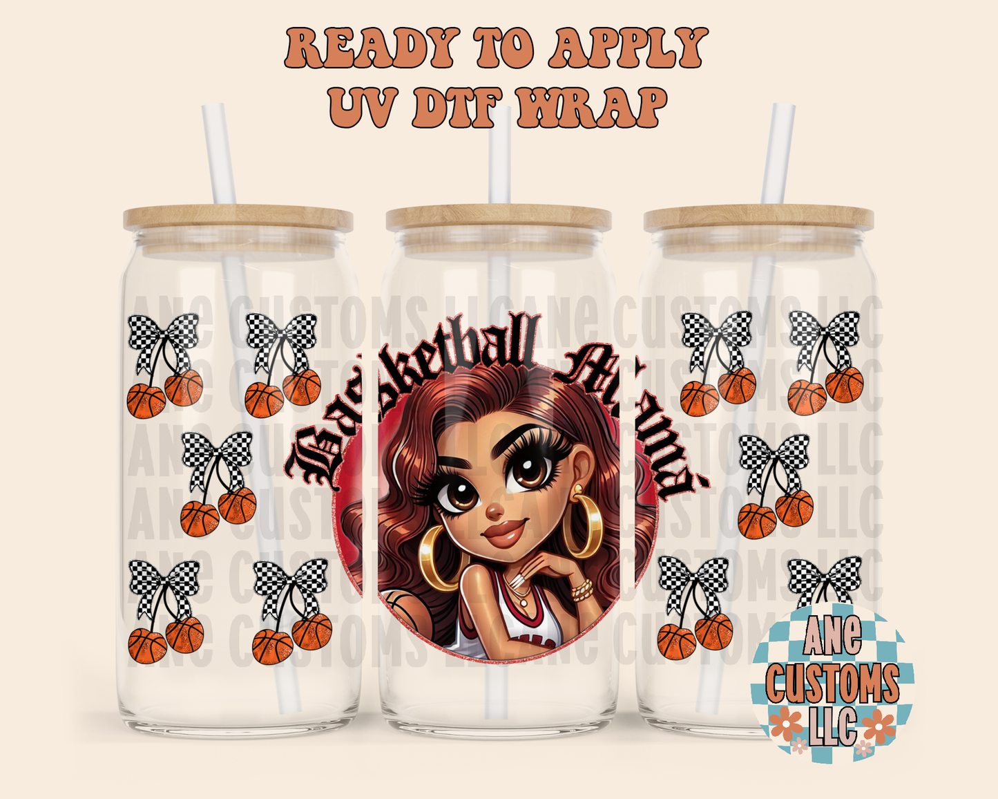 Basketball mama UVDTF WRAP
