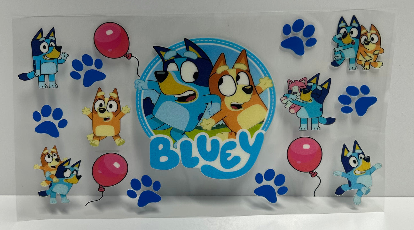 Blue and friends UVDTF WRAP