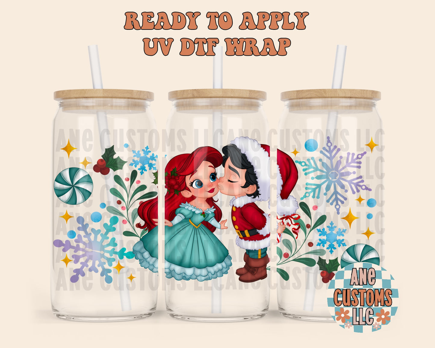 A & E Christmas UVDTF