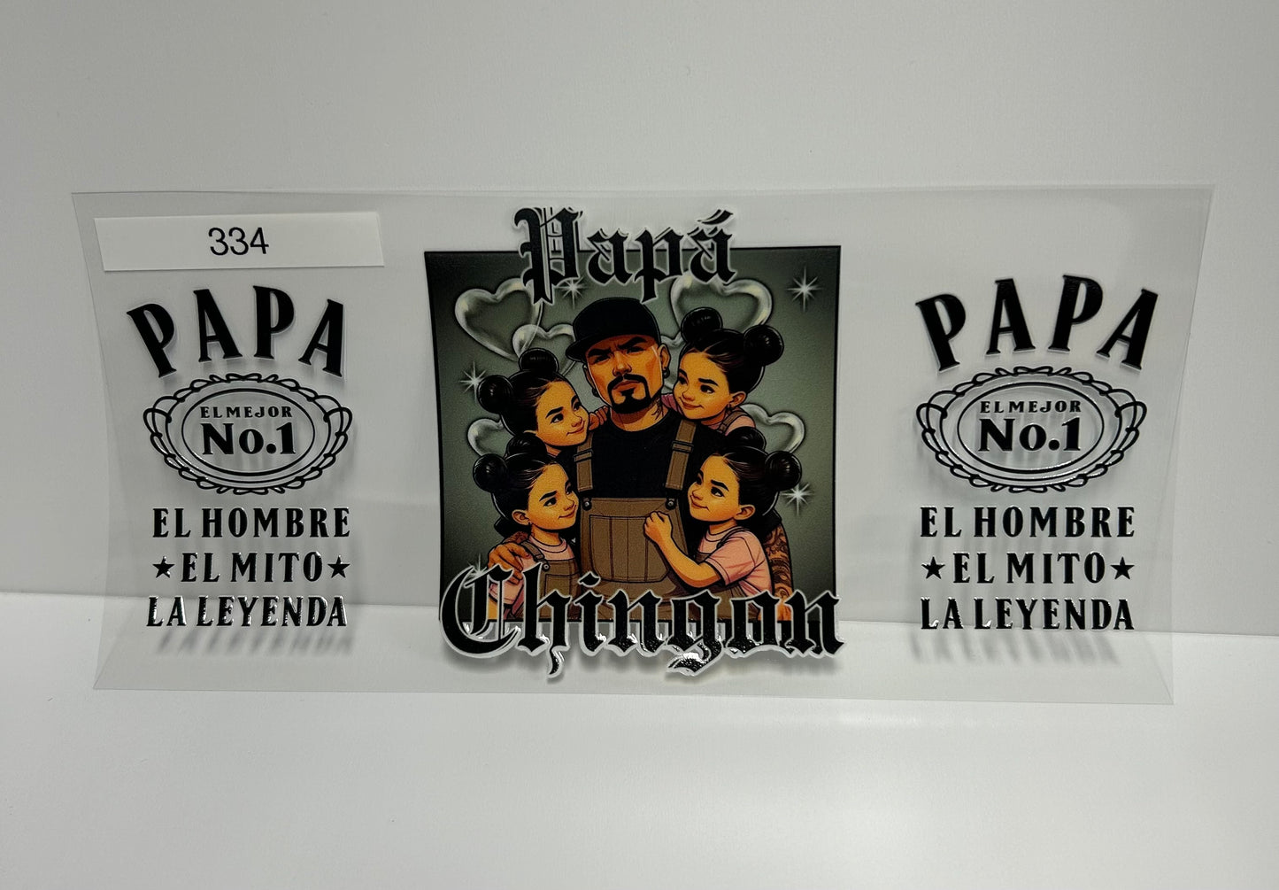 Papa chingon #334 UVDTF WRAP