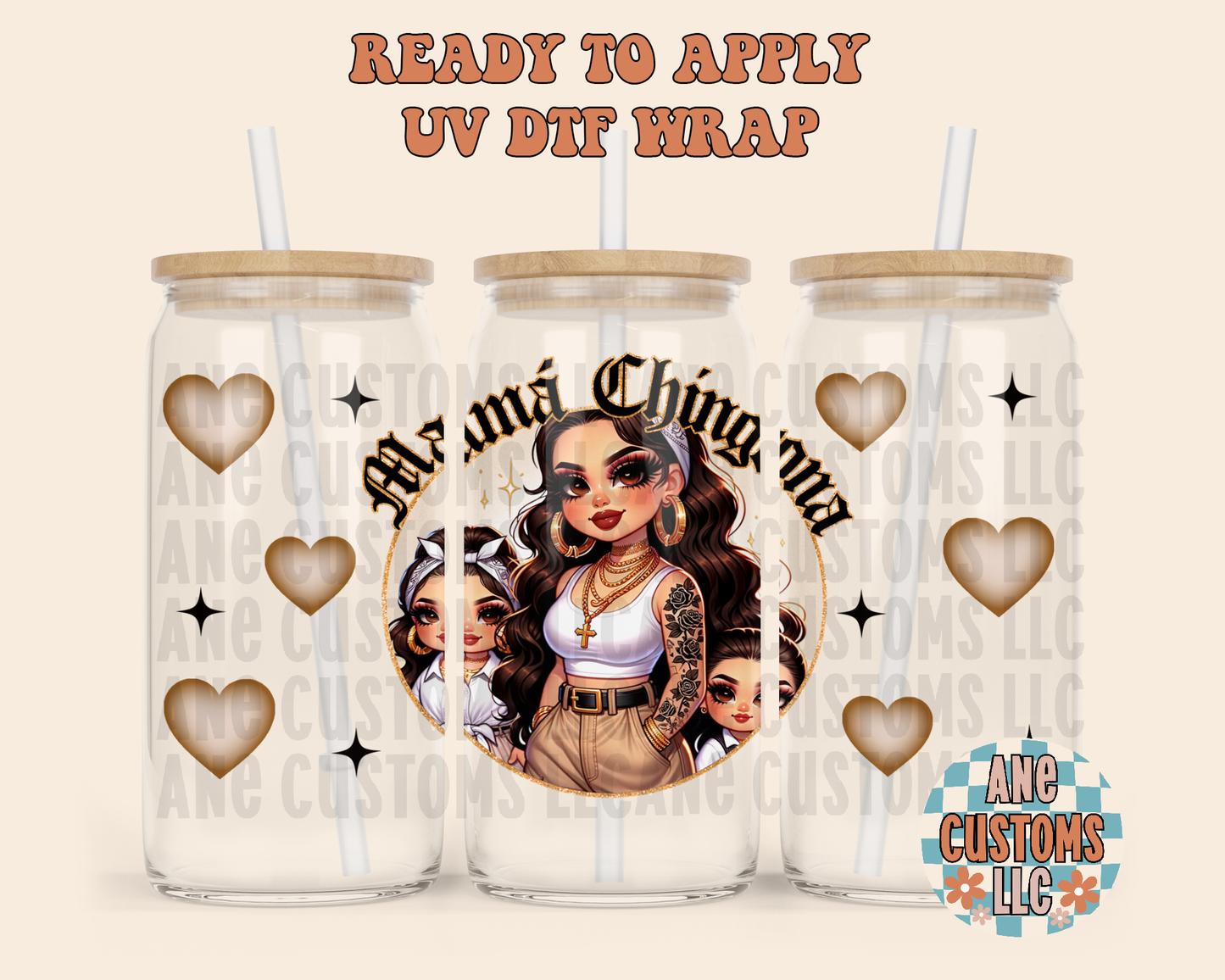 Mamá chingona UVDTF WRAP