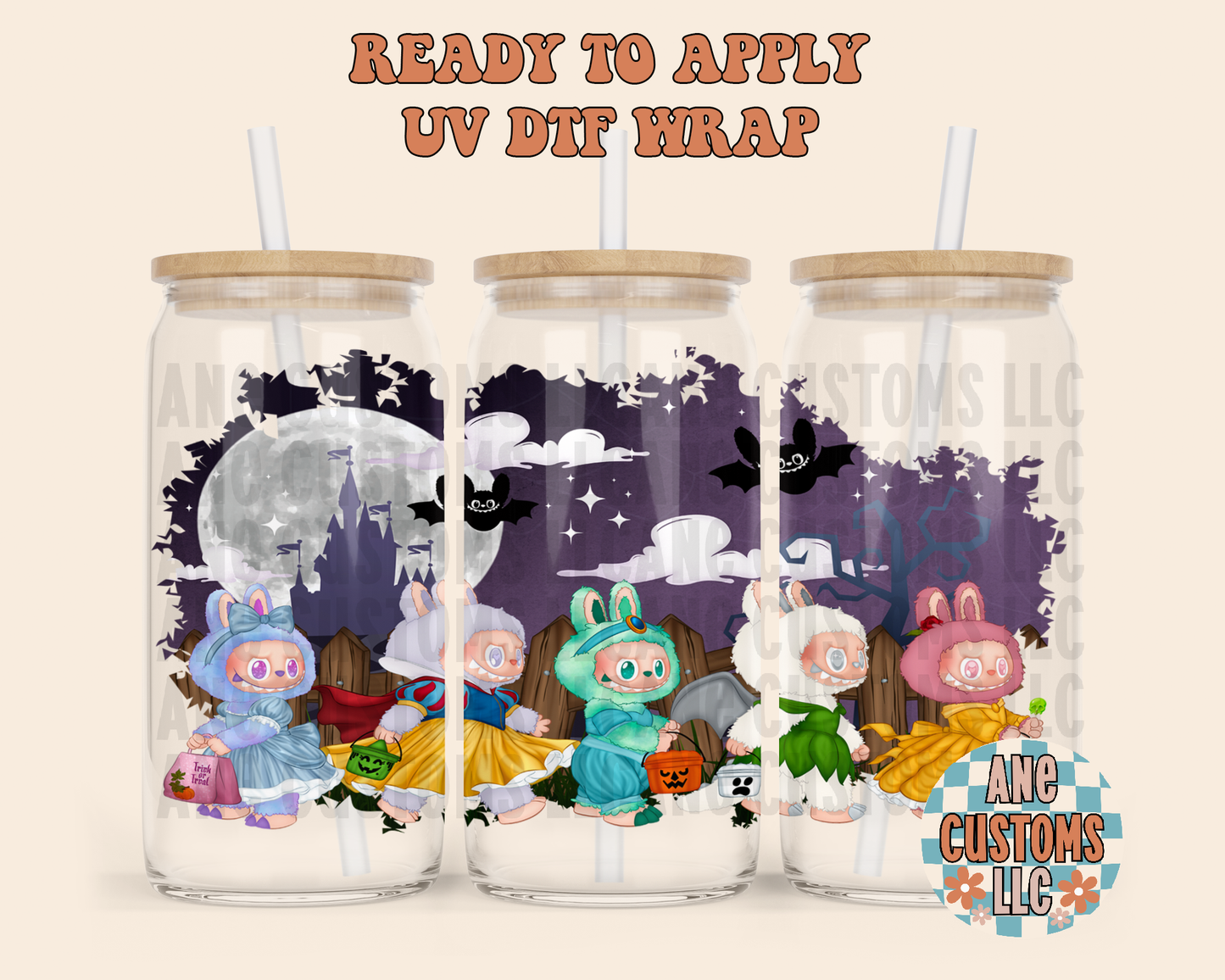 LBB halloween night crew UVDTF WRAP