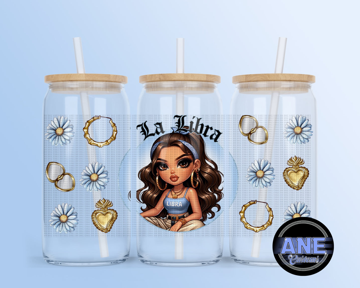 La libra blue UVDTF WRAP