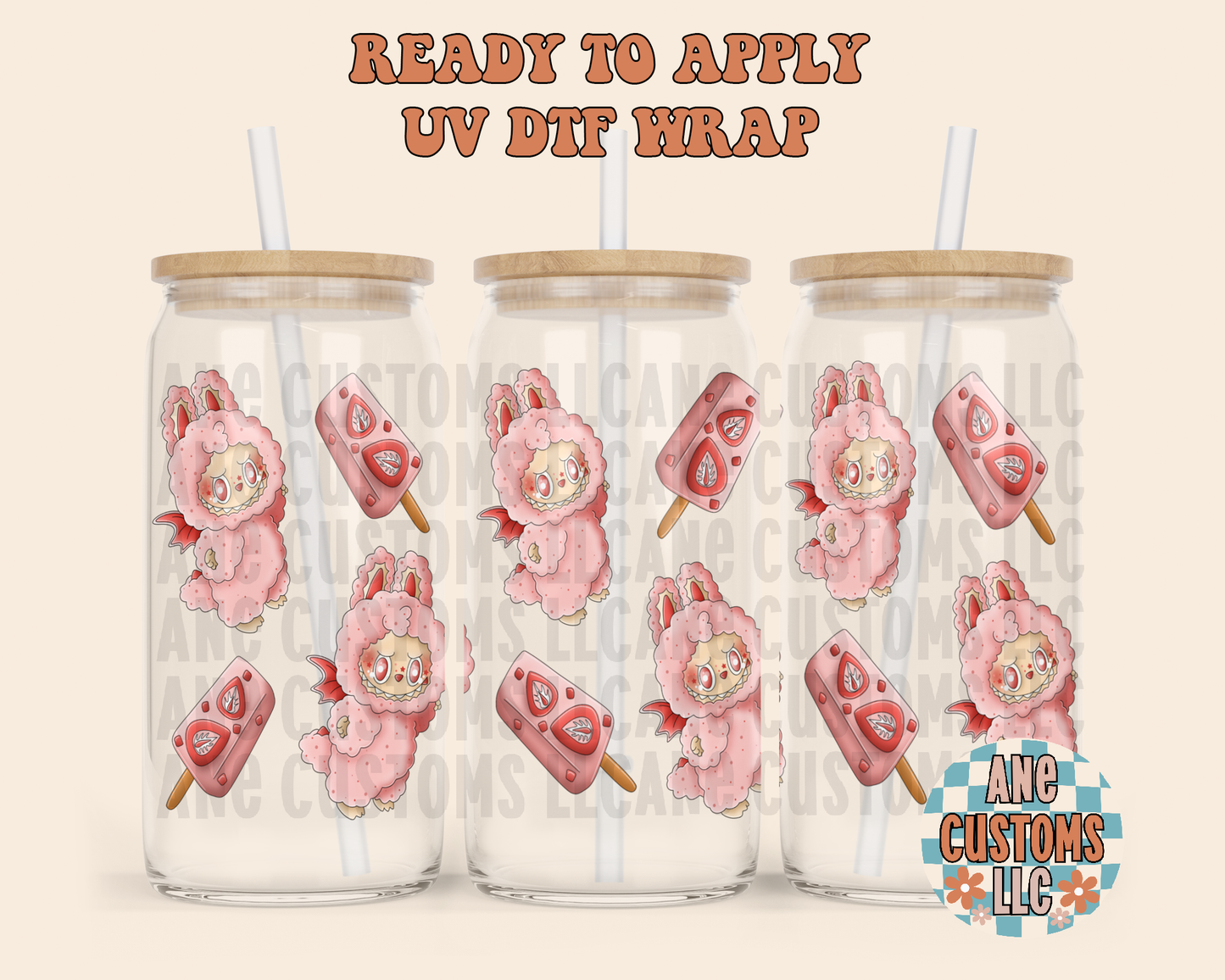 LBB paleta de fresa UVDTF WRAP