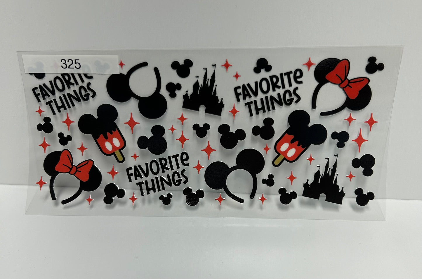 Favorite things red UVDTF WRAP