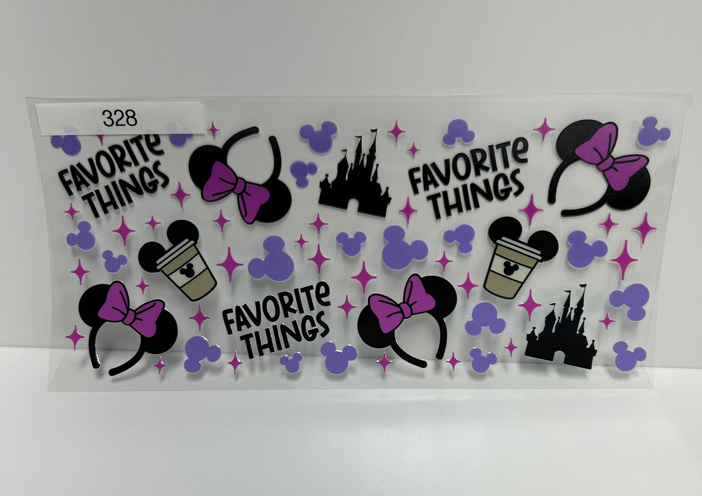 Favorite things pink UVDTF WRAP