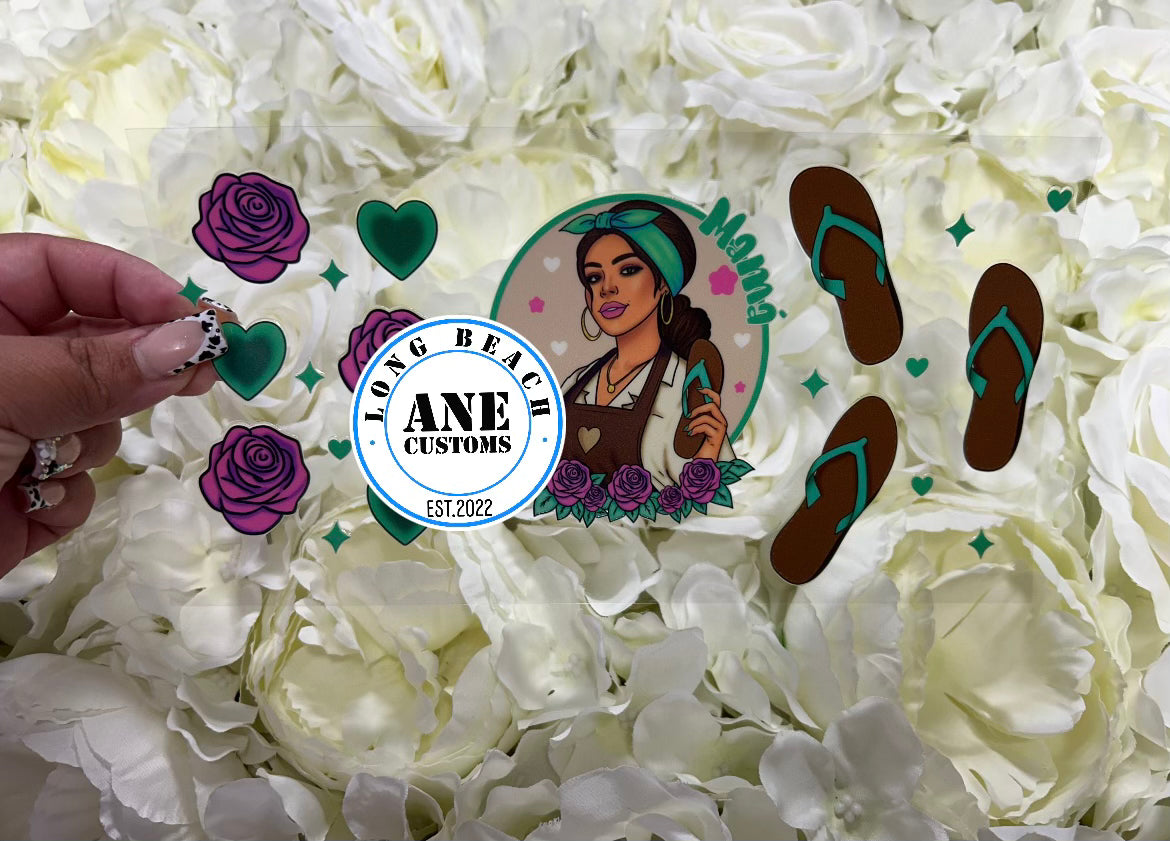 mama y la chancla UVDTF WRAP