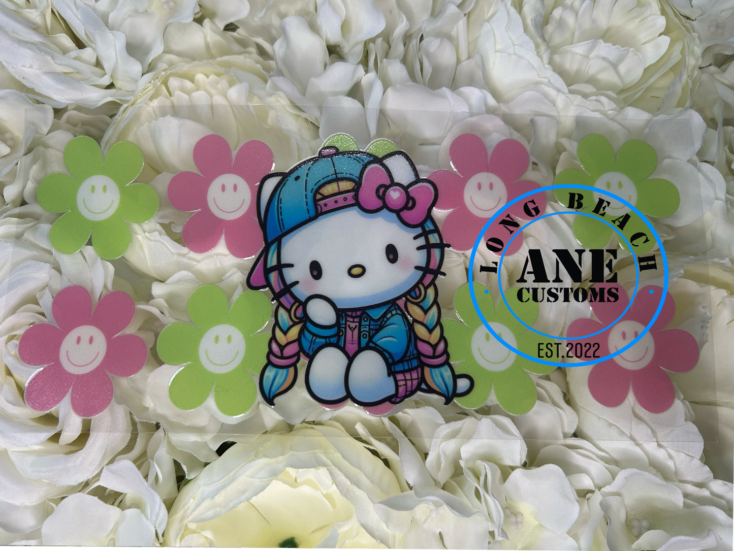 RETRO FLOWERS UVDTF WRAP