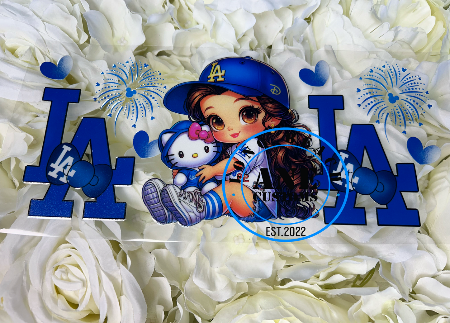 LA blue #4 UVDTF WRAP