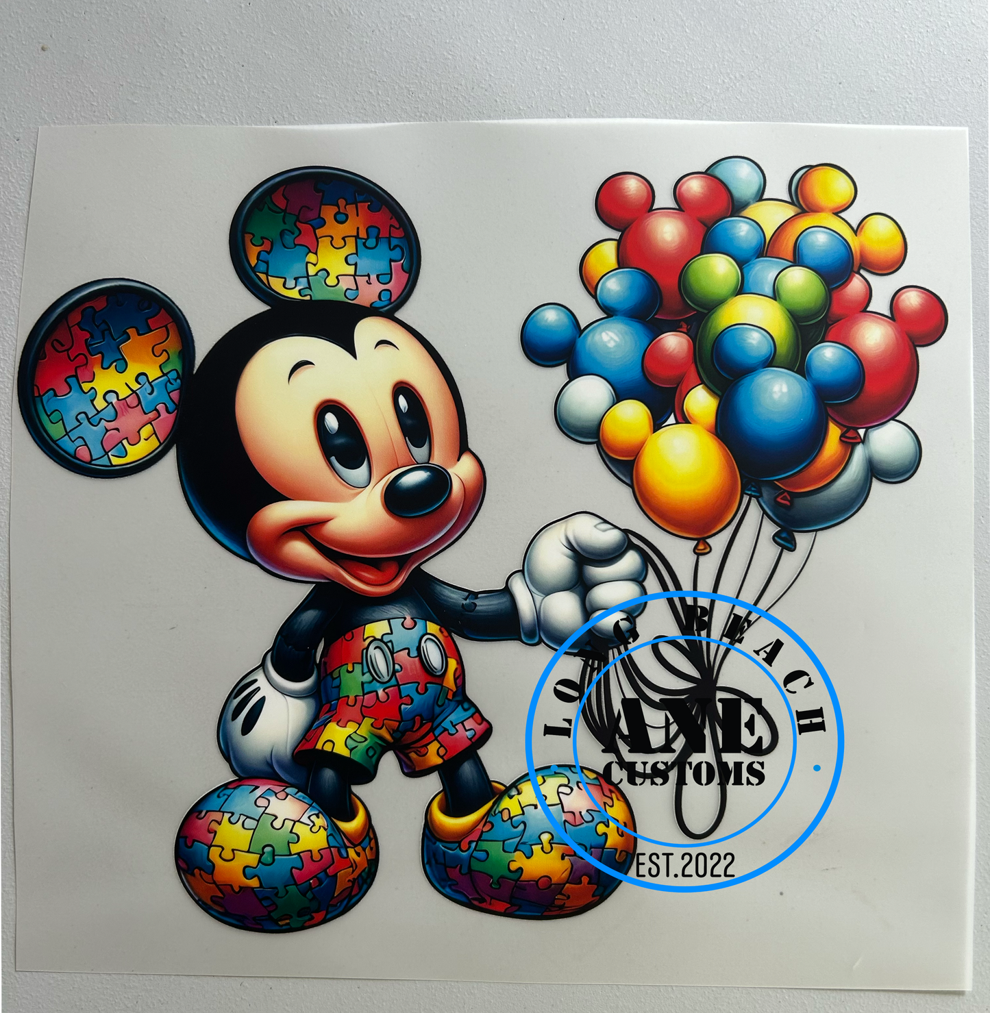 autism awareness M BALLOONS