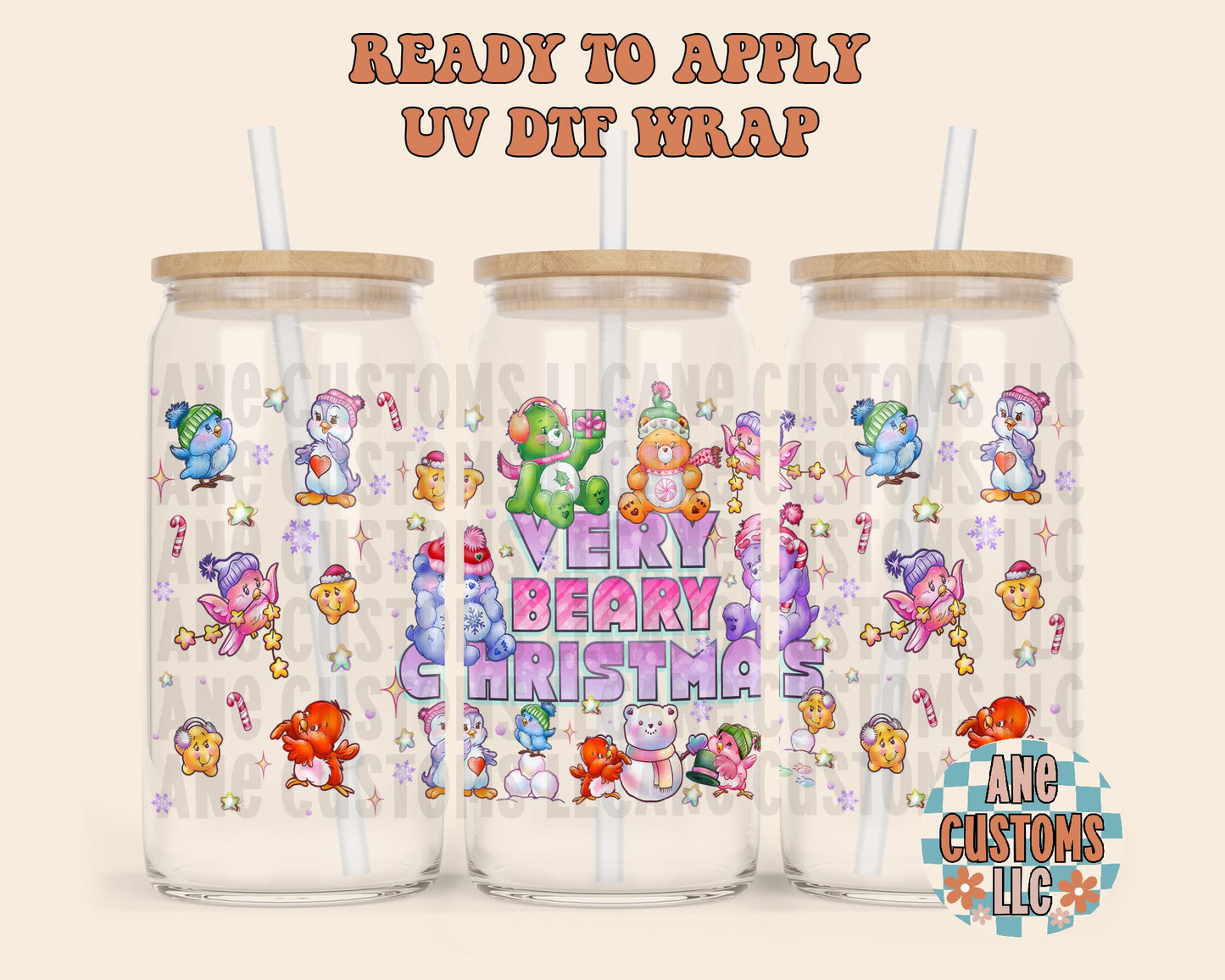 Beary Christmas UVDTF