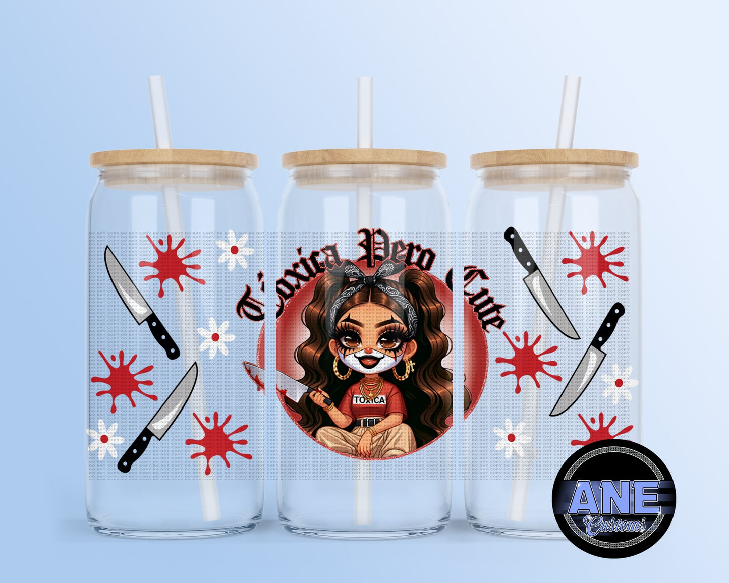 Tóxica pero cute UVDTF