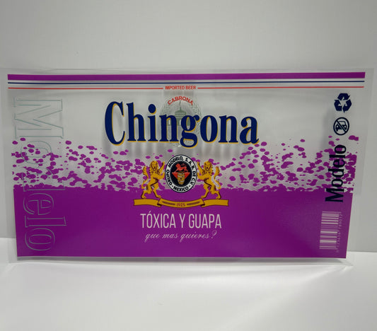 Chingona purple UVDTF WRAP