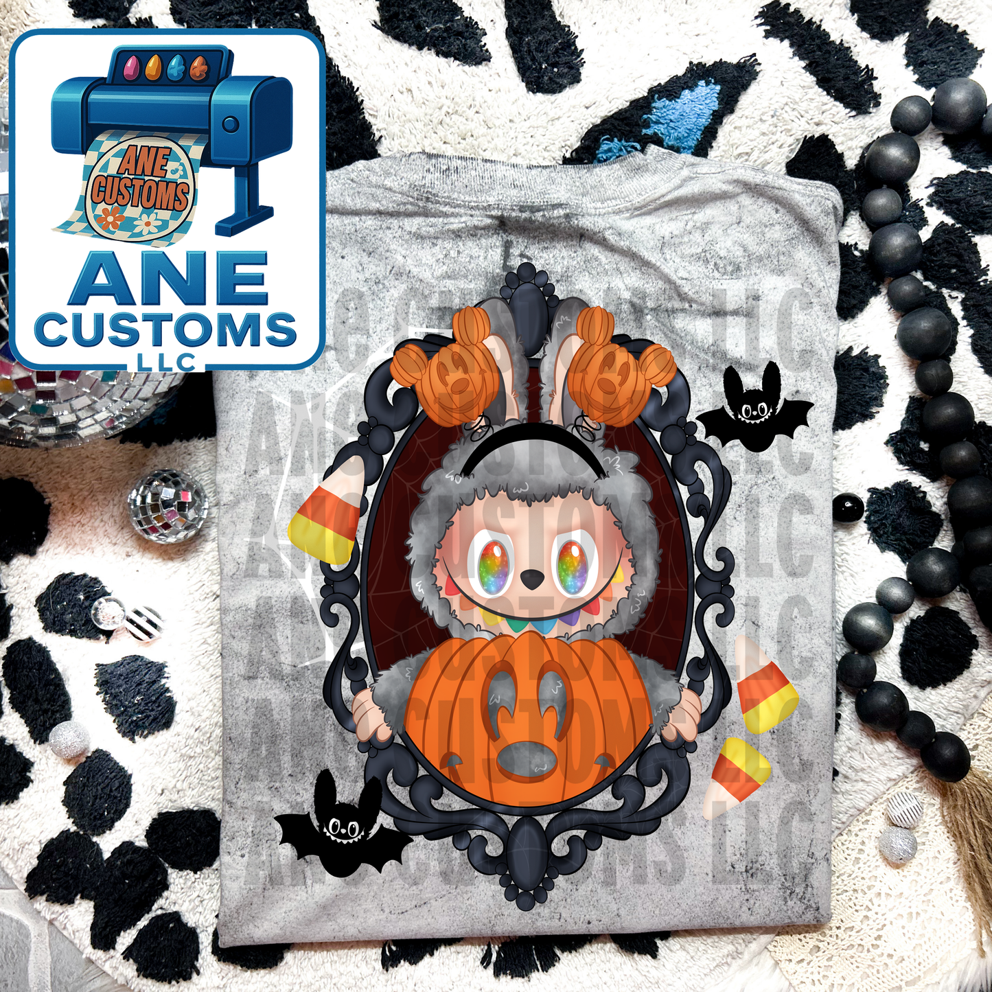 LBB pumpkin grey candy corn