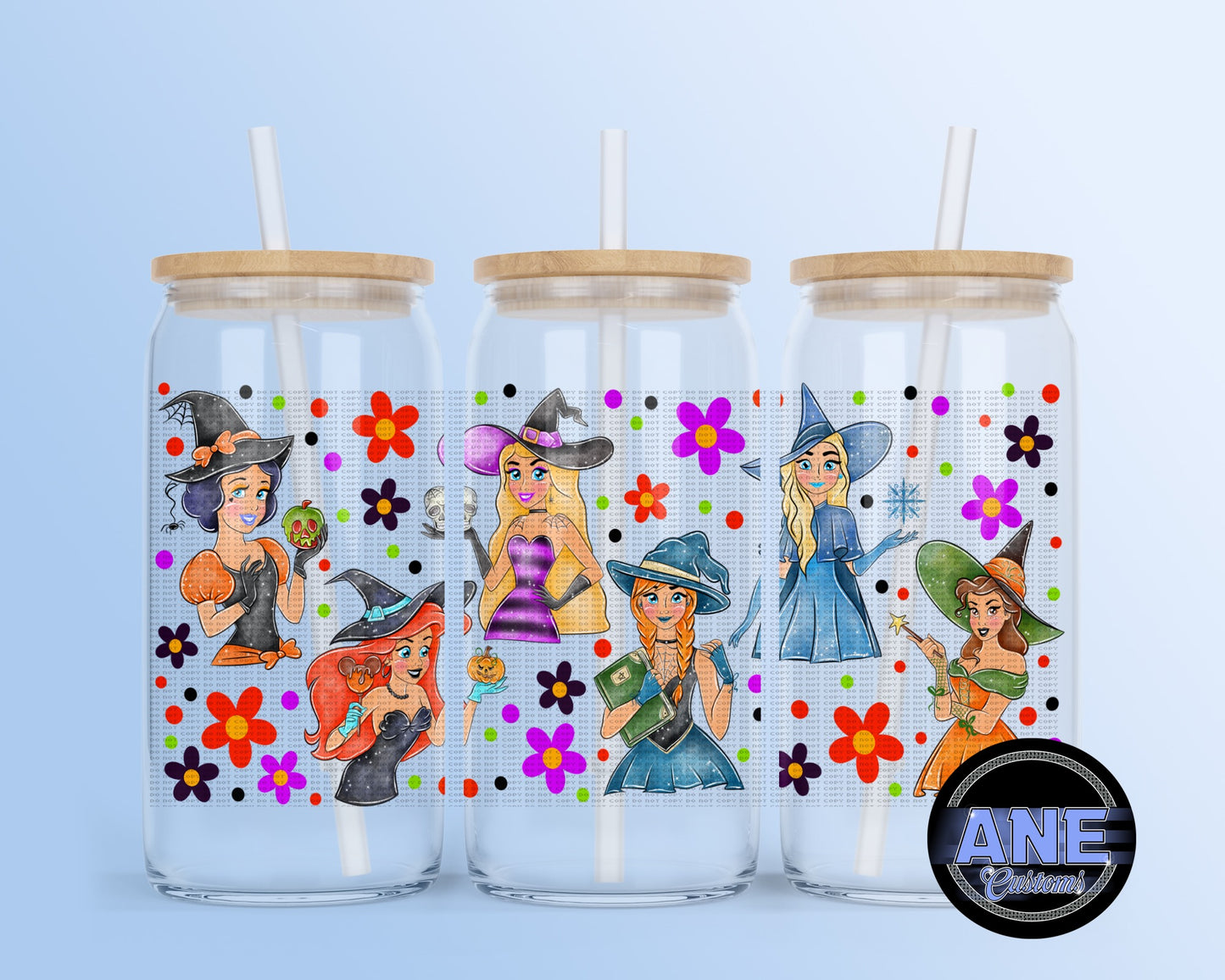 Halloween & flowers UVDTF WRAP