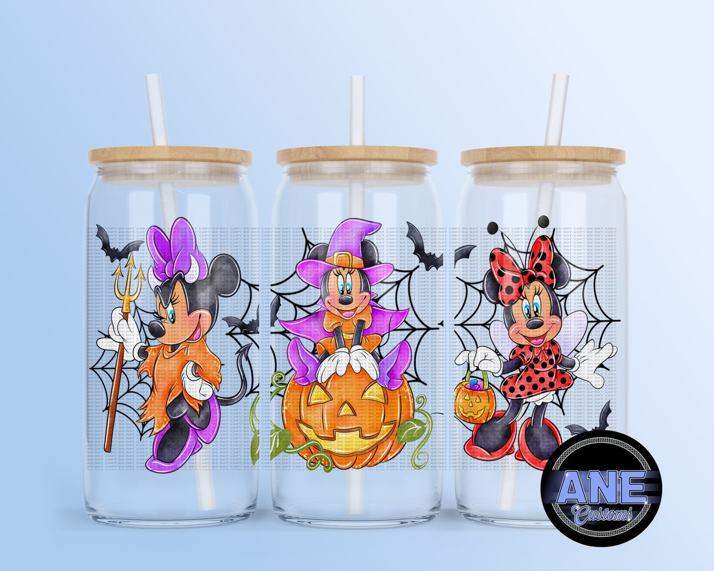 Pink M halloween UVDTF WRAP