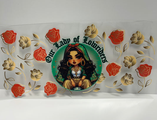 Our lady of lowriders UVDTF WRAP