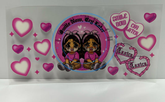 Pink toxica UVDTF WRAP